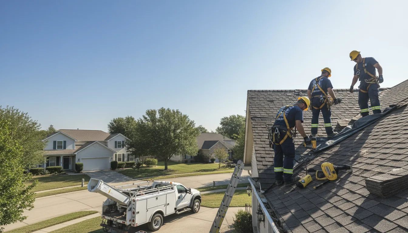 Emergency Roof Repair in Lueders, TX near me